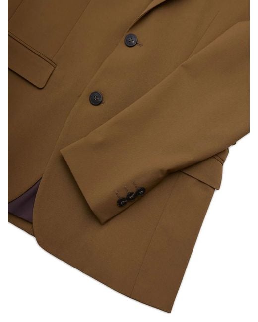 SELECTED Brown Flap-Pocket Blazer for men