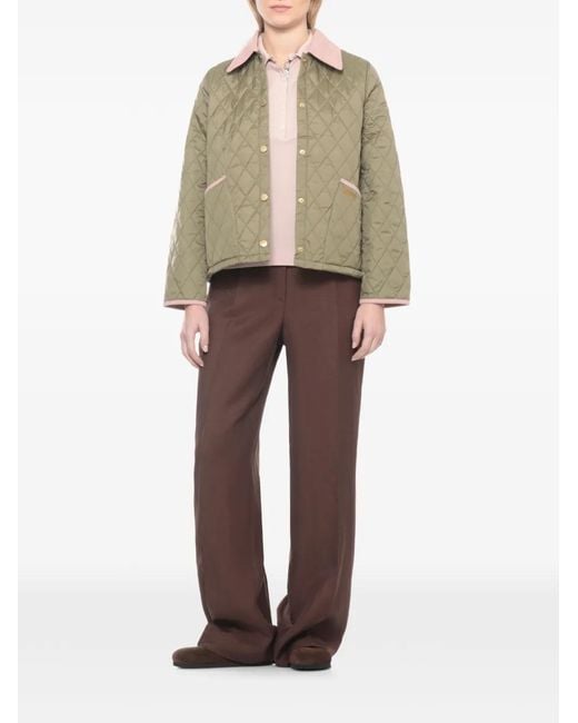 Barbour Pink Buttoned Polo Top