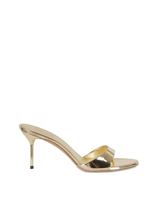 Paris Texas Metallic Lidia Mirror-Effect Sandals