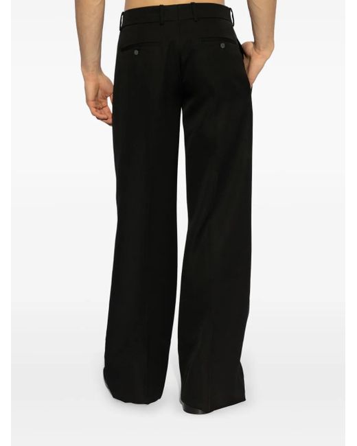 Pantalones anchos de esmoquin Alexander McQueen de hombre de color Black
