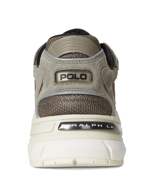 Polo Ralph Lauren Gray Trackster 275 Sneakers for men
