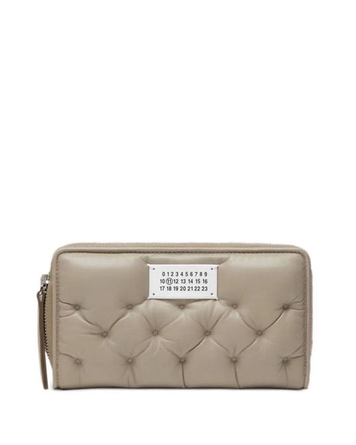 Portefeuille Continental Glam Slam Maison Margiela en coloris Gray