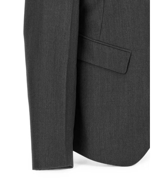 Jil Sander Black Single-Breasted Blazer