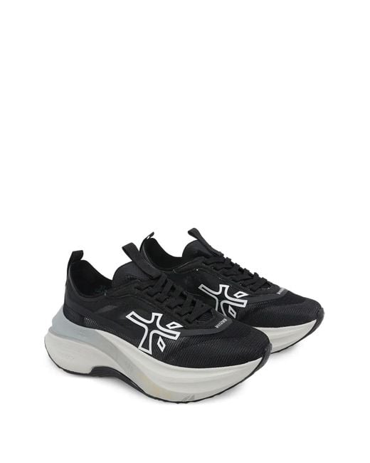Premiata Black Hill Logo-Patch Sneakers