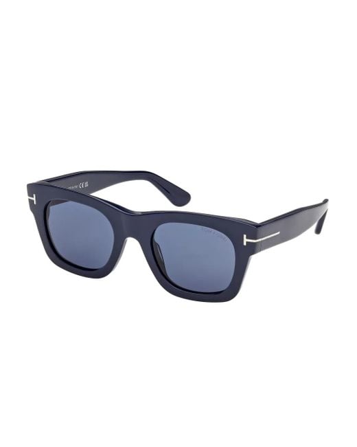 Tom Ford Blue Square-Frame Sunglasses