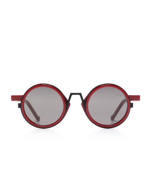 VAVA Eyewear Red Wl0046 Round-frame Sunglasses