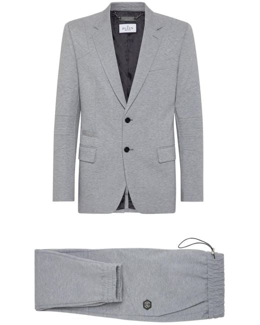 Philipp Plein Einreihiger Anzug in Gray für Herren