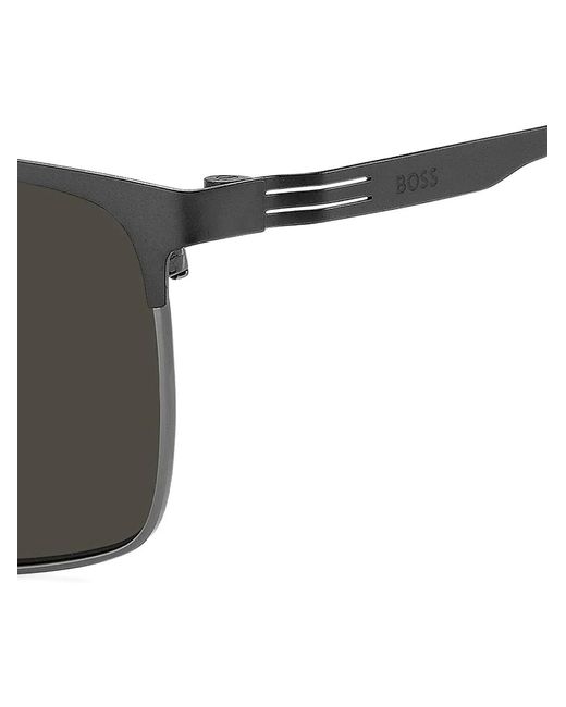 Boss Gray Square Sunglasses for men