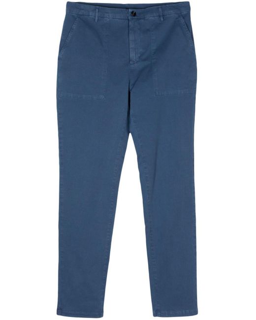 Moorer Blue Niles Straight-leg Trousers for men