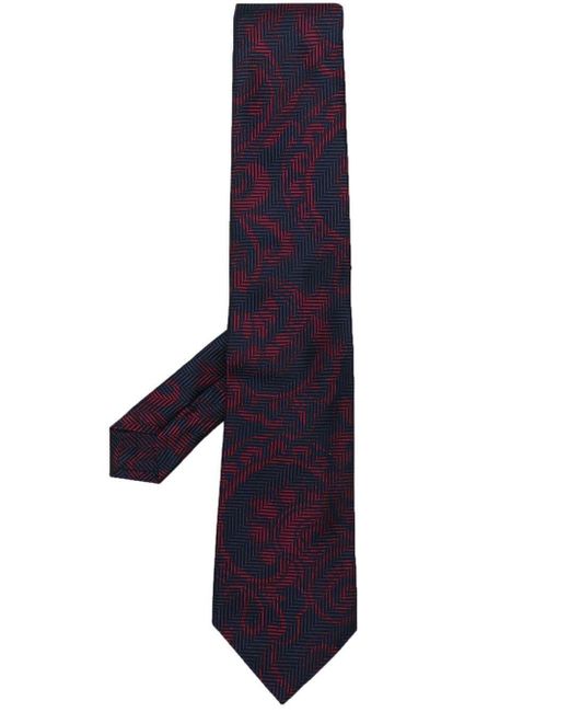 Etro Paisley-print Detail Tie in Blue for Men | Lyst