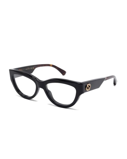 Gucci Black Cat Eye-Frame Glasses