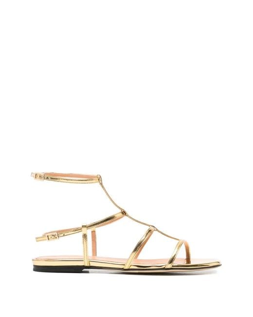 The Seller Natural Multi-Strap Sandals