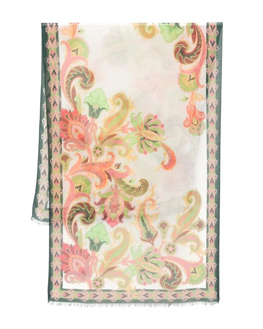 Sciarpa Boheme di Etro in Green