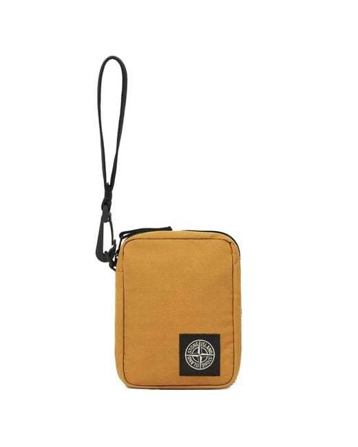 Stone Island Metallic Wrist-Strap Wallet for men