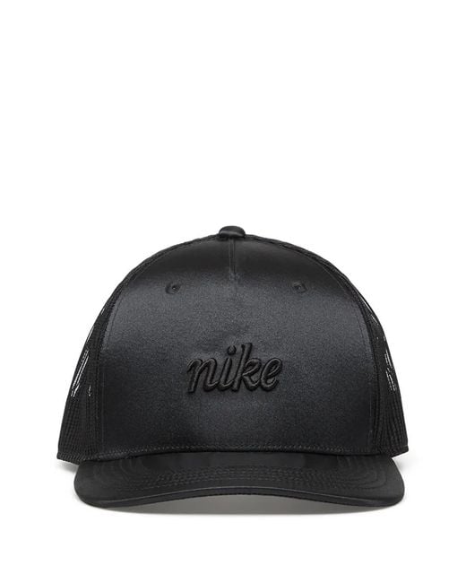 Nike Black Casquette À Logo Brodé Rise