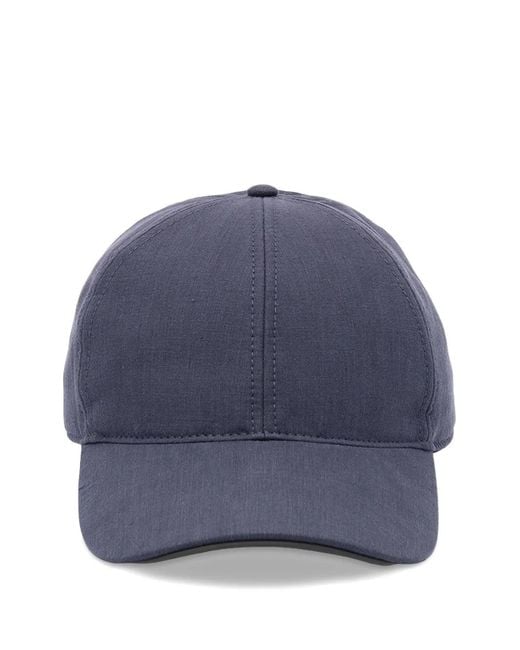 Sease Blue Logo-Detail Baseball Cap for men