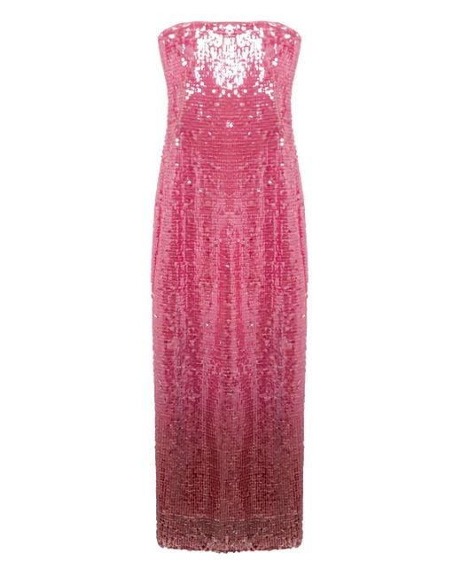 Jonathan Simkhai Leilani ストラップレス ドレス Pink