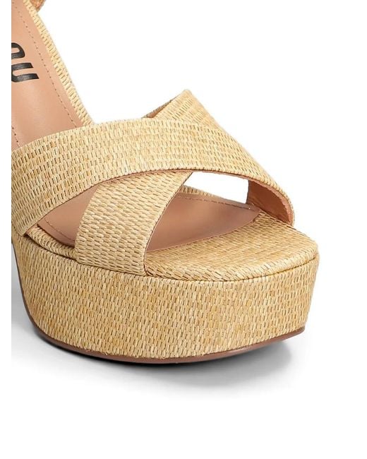 Bibi Lou Metallic Primrose Woven Sandals