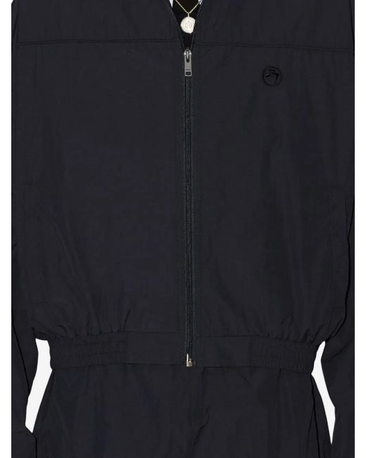 Ambush Blue Logo-Embroidered Track Jacket for men