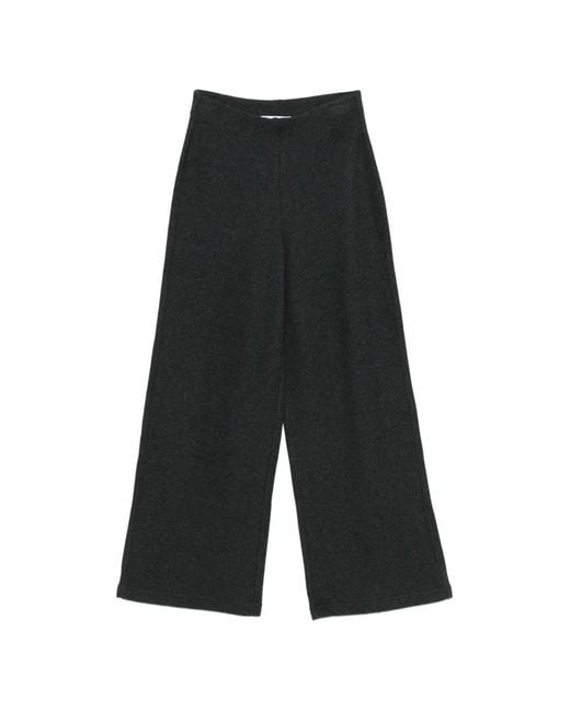 DKNY White Elastic-Waist Palazzo Pants