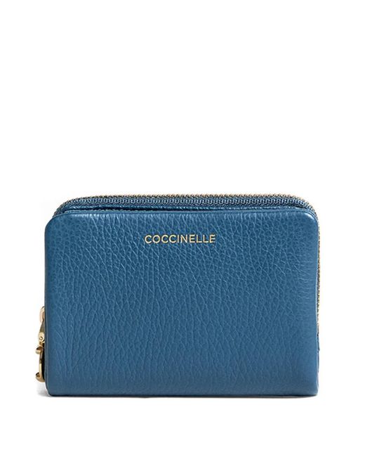 Coccinelle Blue Logo-Detail Wallet