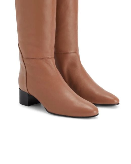 Giuseppe Zanotti Brown 45Mm Clelia Boots