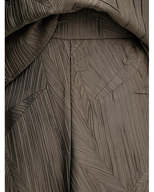 Joseph Ribkoff Brown Pleated Patterned Skirt