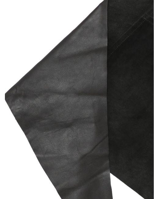 Alysi Black Leather Scarf