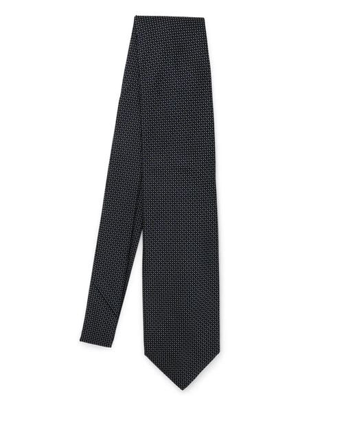 Destin White Silk Tie for men