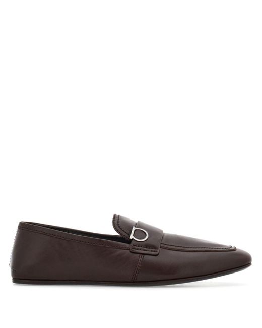 Ferragamo Brown Flat Shoes for men