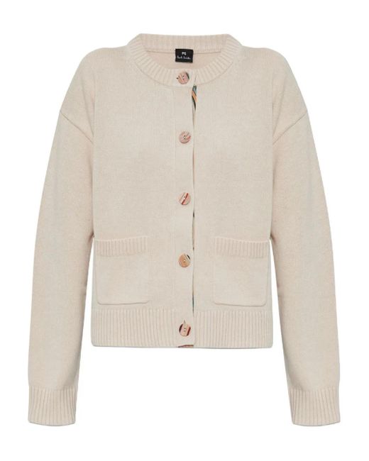 Cardigan Con Bottoni di Paul Smith in White