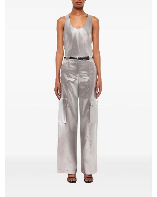 Jonathan Simkhai Gray Beatriz Trousers