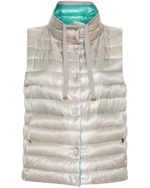Herno Gray Reversible Padded Gilet