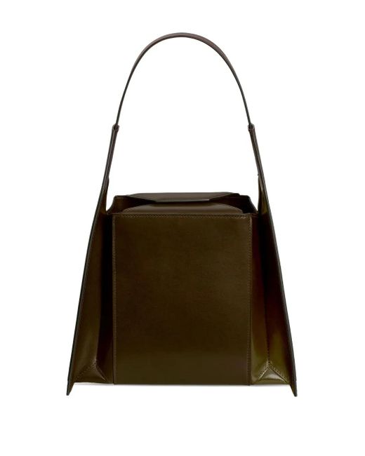 Merryl Tielman Black Angelo Leather Tote Bag