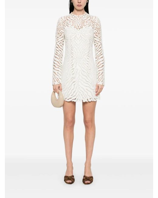 Jonathan Simkhai White Charis Mini Dress