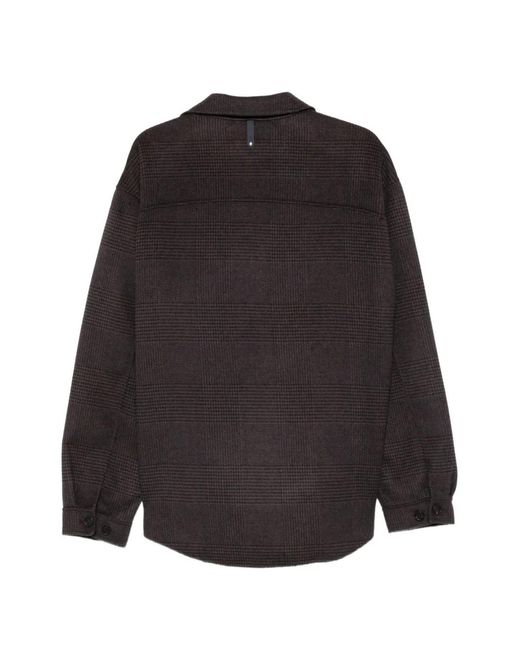 Mackage Black Check Wool Jacket for men