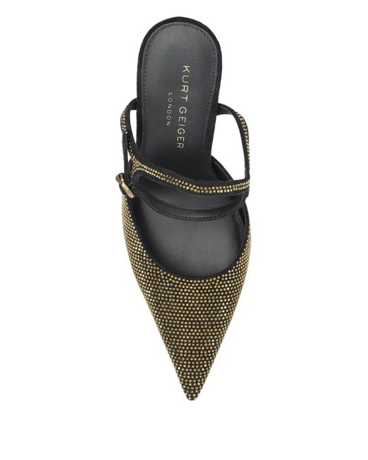 Kurt Geiger White Mayfair Heeled Pumps