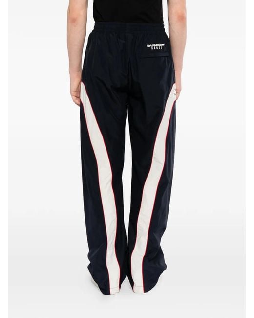 SUMMER GAMES Black Panelled Trousers for men
