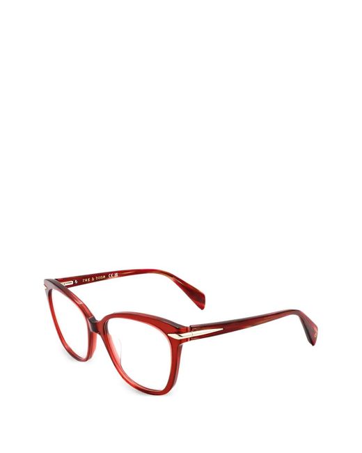 Rag & Bone White Cat-Eye Frame Glasses