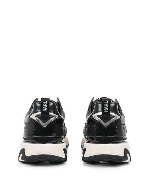 Karl Lagerfeld Black Lace-Up Sneakers for men