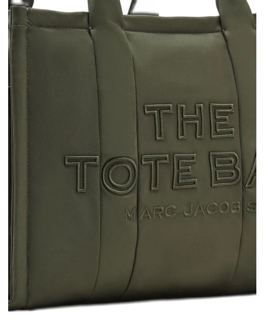 Marc Jacobs Green Large The Tote Bag Puffy Nylon Bag