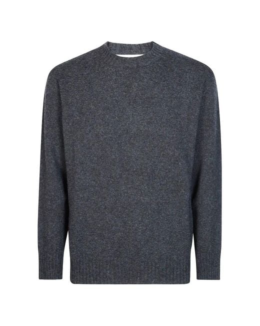 Amaranto Blue Gc Rotture Crew-Neck Sweater for men