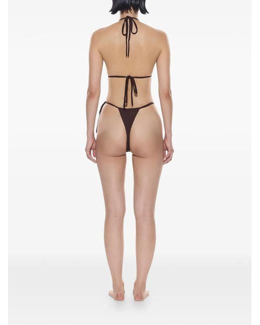 Myra Swim Purple Kyle Side-Tie Bikini Bottoms