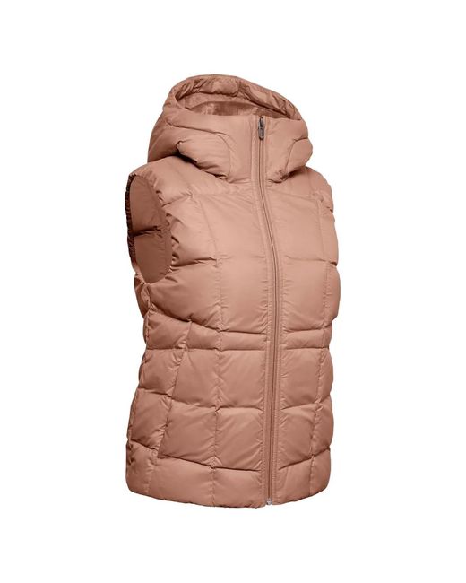Under Armour Brown Hooded Down Gilet