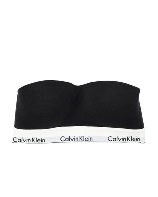 Calvin Klein Licht Gevoerd Bandeau in het Black