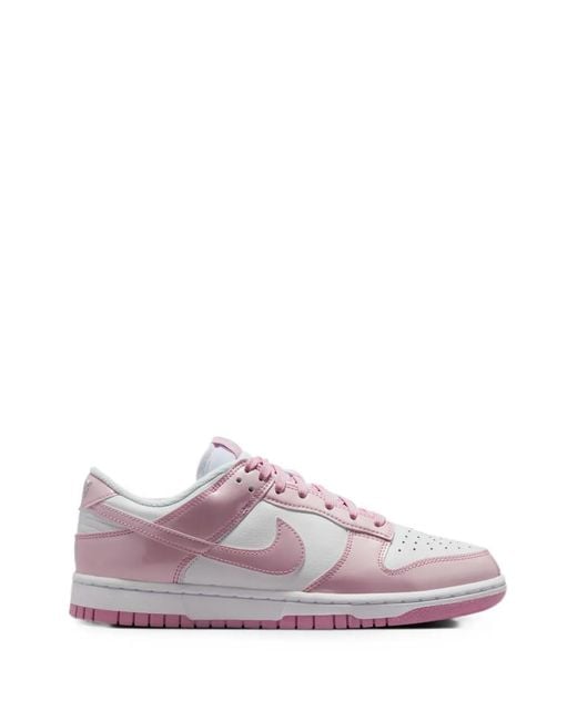 Nike Purple Dunk Low Patent Sneakers