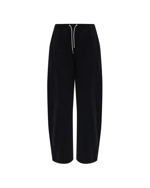 Alexander Wang Black Drawstring Trousers
