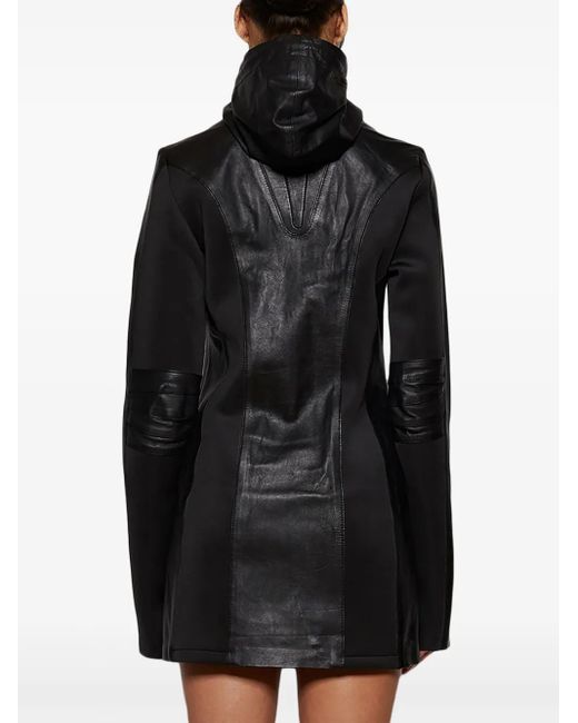 Natasha Zinko Black Leather Mini Dress
