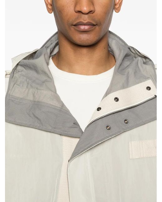 Oakley White Reversible Pocketed Hooded Jacket for men