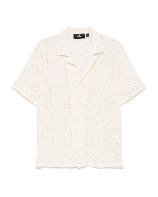 Camisa De Ganchillo Represent de hombre de color White
